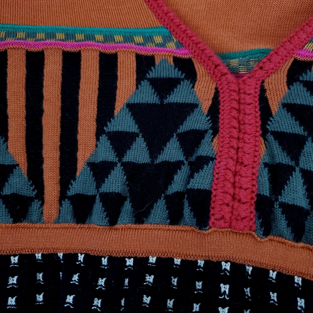 M Missoni Zigzag Pullover Long sleeve Knit Top - Picture 4 of 5